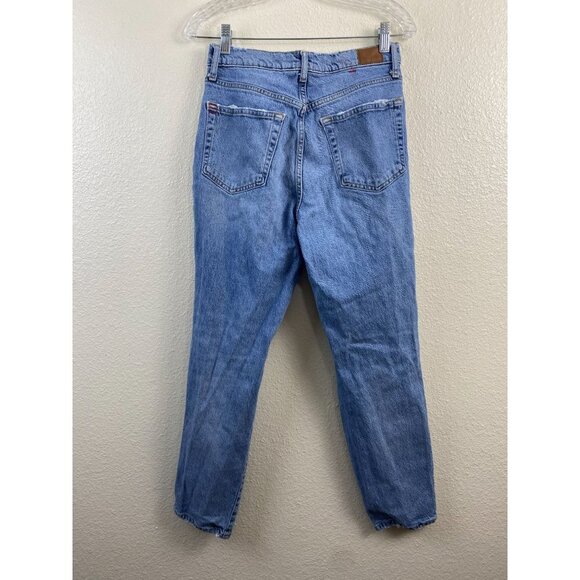 Urban Outfitters BDG Jeans Womens 28 Denim Blue Slim Straight Distress High Rise - Picture 16 of 16